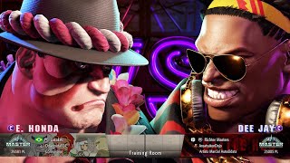 Street Fighter 6  LakakA E Honda vs Richter Masters Dee Jay [upl. by Aicnetroh]