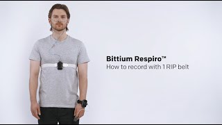 How to Record with 1 RIP Belt  Bittium Respiro™ Sleep Apnea Ambulatory Recording Device amp Analysis [upl. by Davita17]