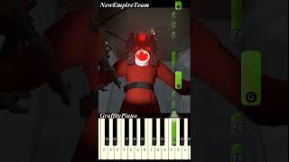 skibidi invaded the city ep6 NewEmpireTeam Piano Tutorial [upl. by Cornia764]