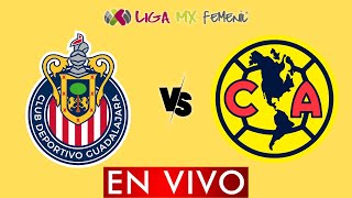 GUADALAJARA VS AMERICA FEMENIL EN VIVO  LIGA BBVA MX FEMENIL APERTURA 2024  DONDE VER EN VIVO [upl. by Oemor]