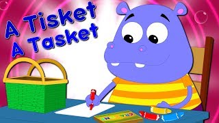 A Tisket A Tasket  Nursery Rhymes For Babies  Kids Songs By Bud Bud Buddies [upl. by Noelani]