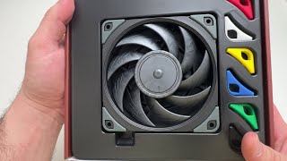 UNBOXING Noctua NFA12x25 PWM chromaxBlackswap Premium Quiet Fan 4Pin 120mm Black [upl. by Neelasor]