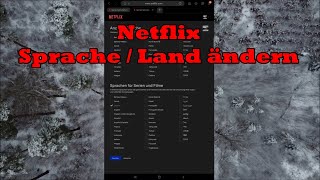 Netflix Sprache ändern am Handy oder Tablet Netflix App Sprache ändern [upl. by Emlynne]