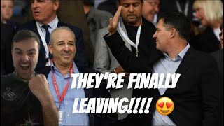 JASON LEVIEN amp STEVE KAPLAN LEAVE SWANSEA CITY AT LAST [upl. by Ledoux657]