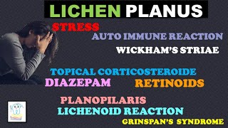 LICHEN PLANUS CauseClinical features amp treatment [upl. by Nal]