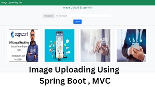 Image Upload Spring boot MVC  Thymeleaf  File Upload using Spring boot tutorials [upl. by Gwyn]