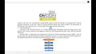 DVCON2023INDIA Netlist Enabled Emulation Platform for Accelerated Gate Level Verification [upl. by Kaden]