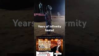 Years of infirmity healed evangelism crusade crossofchrist healing testimony [upl. by Agathy]