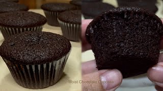 MOIST CHOCOLATE CUPCAKE Recipe [upl. by Nahc634]