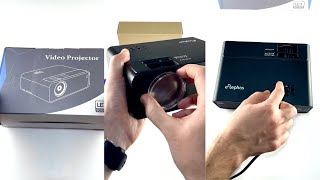 ELEPHAS W13 Unboxing  Full HD WiFi Projector Under 100 [upl. by Dust]