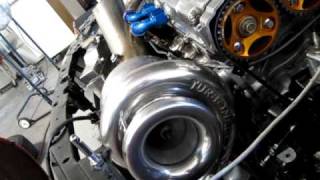 Bisimoto Turbonetics Custom twin scroll midframe turbo shut down [upl. by Trebornhoj148]