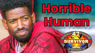 Rome From Survivor 47 is a HORRIBLE HUMAN [upl. by Corkhill351]