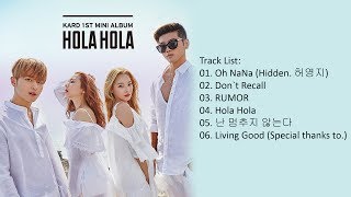 Mini Album KARD  Hola Hola [upl. by Froehlich973]