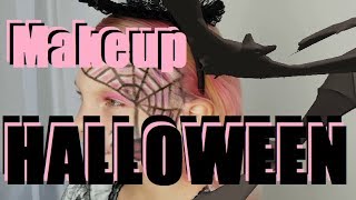 Halloween makeup Kačka  Kreativní činnost  Máma v Německu [upl. by Anialahs]