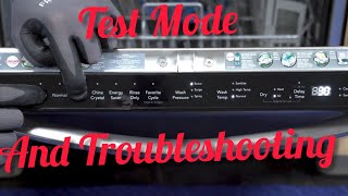 frigidaire gallery Dishwasher troubleshooting and diagnostic mode [upl. by Zoeller384]