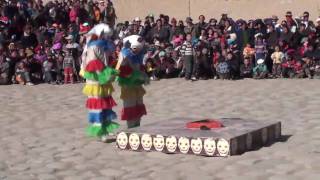 Cham Dance 4 at Rongwu Monastery Repkong Amdo Region Tongren Qinghai China [upl. by Jahncke]