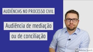 CPC2015  Audiência de mediação ou de conciliação [upl. by Niwhsa1]