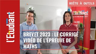 Brevet 2023  le corrigé de lépreuve de maths [upl. by Gipsy]