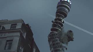 BT Tower Destruction [upl. by Neerual]