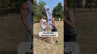 Jak głęboko gwoździa wbije Dawid Czechowicz chudyshow strongman bodybuilding hammer challenge [upl. by Aehc369]