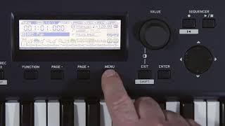 KROSS 2 Video Manual Part 6 Recording a MIDI Sequence [upl. by Yhtuv242]