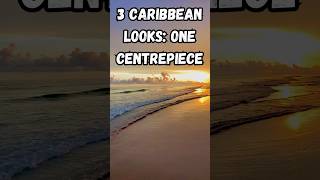 ONE DIY CENTREPIECE 3 CARIBBEAN LOOKS centerpiece flowers shorts caribbean [upl. by Bilat]