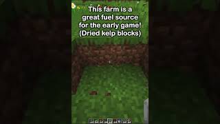 Easy Kelp Farm Tutorial in Minecraft 121 shorts [upl. by James]