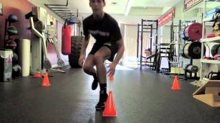 Diamond Reaction Agility Drill  Simi Valley CA [upl. by Eekcaj]