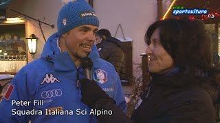 Peter Fill intervistato alla 55° edizione del Trofeo Topolino Sci 2016 [upl. by Trini893]