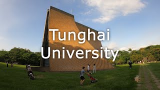 Taiwan  Taichung City  Tunghai University  4K  台灣  台中  대만  타이완  타이중  동해대학  루체 교회 [upl. by Riggall]