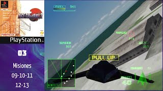 Ace Combat 2 PS1 Español 100 Dificil  03 Mision 09  13 [upl. by Tigges]