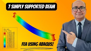 7 How to draw Shear Force and Bending moment diagram of simply supported beams – ABAQUS Tutorial [upl. by Shinberg]