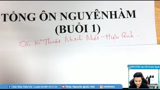 ÔN TẬP NGUYÊN HÀM  BUỔI 1  THẦY NGUYỄN QUỐC CHÍ [upl. by Acisset]