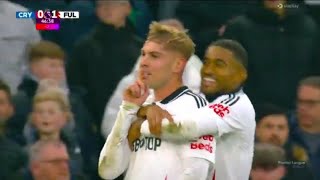 Emile Smith Rowe GoalCrystal Palace vs Fulham03 All Goals and Extended Highlights [upl. by Hovey]