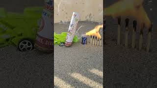 Matchstick Amazing Cracker experiment  Diwali cracker testing 2024 🔥😂🔥shorts crackerstesting [upl. by Ddot]