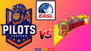 TAOYUAN PILOTS vs SAN MIGUEL BEERMEN  20242025 EASL LIVE SCORES [upl. by Fadiman]