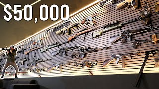 Silos Secret Underground Gun Bunker 50000 worth of Airsoft Guns [upl. by Yralam287]