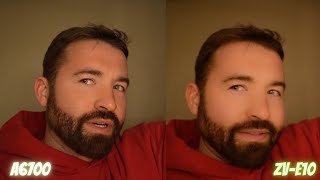 Sony a6700 skin smoothing scinetone vs zve10 [upl. by Anitsrihc]