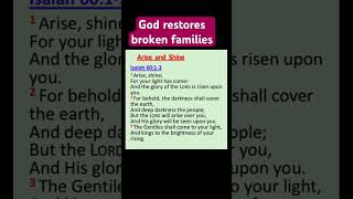 God restores broken families [upl. by Avram305]