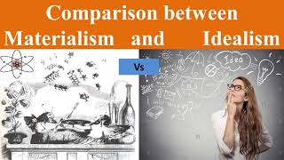 Comparison between Materialism and Idealism  Theories of Reality Philosophy Simplified [upl. by Neill]