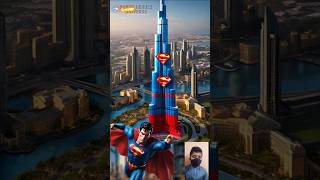 Superheroes but Burj Khalifa 🔥💥Marvel vs DC and all characters marvel youtubeshorts shorts [upl. by Richella640]