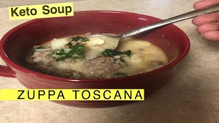 Zuppa Toscana Soup  Easy to make Keto Soup Olive Garden Copy Cat Recipe Keto Style [upl. by Mohun]