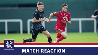 REACTION  Nathan Patterson  Rangers 61 Lokomotiv Tashkent [upl. by Naujd459]