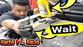 36 Pentastar V6 Problems 5w20 or 5w30 Which oil better for stopping the PENTASTAR TICKING NOISE [upl. by Ynotna]