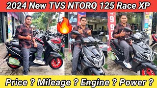 2024 Top Model Ntorq 125 Race XP Review  TVS Ntorq 125CC On Road Price Mileage engine Review [upl. by Rehtae]