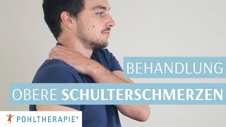 Schulterschmerzen Selbstbehandlung für Schmerzen oben an der Schulter [upl. by Hubie]