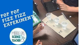 Pop Pop Fizz Fizz with Alka Seltzer Science Experiment for kids [upl. by Nitin]