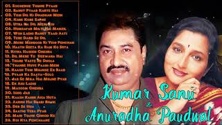 Best Of Kumar Sanu amp Anuradha Paudwal  Best of 90’s Romantic Songs amp 90s Evergreen Songs [upl. by Llednew]