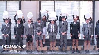 Thom Browne accepts the ALS Ice Bucket Challenge [upl. by Benedicto914]