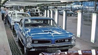 Amazing Muscle Car Era Factory Assembly Lines [upl. by Eileme855]